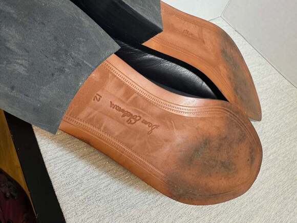 Wholesale Natural Leather Loafers Men Metal Chain Slip On Flats Casual Round Toe main image 9